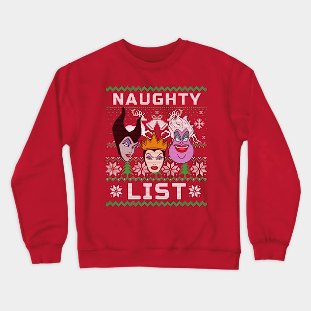 naughty list Crewneck Sweatshirt by OniSide